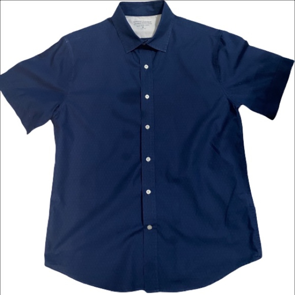 Banana Republic Blue Short Sleeve Button Down